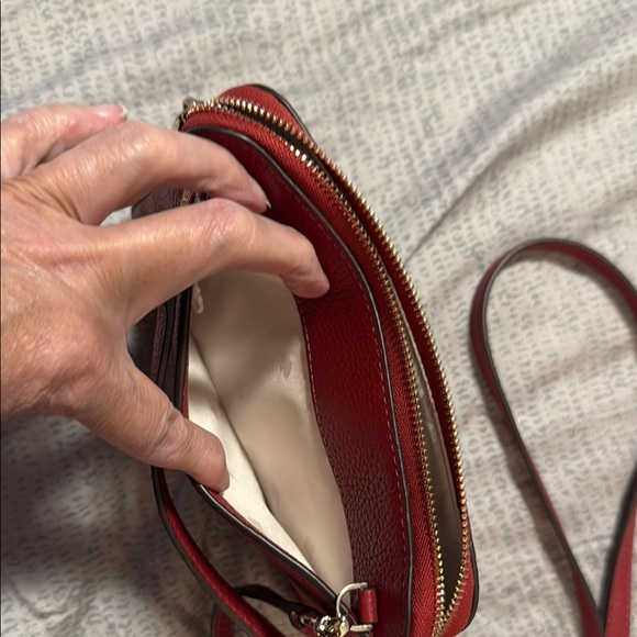 Kate Spade Red Crossbody Bag with Textured Finish - Picture 3 of 6